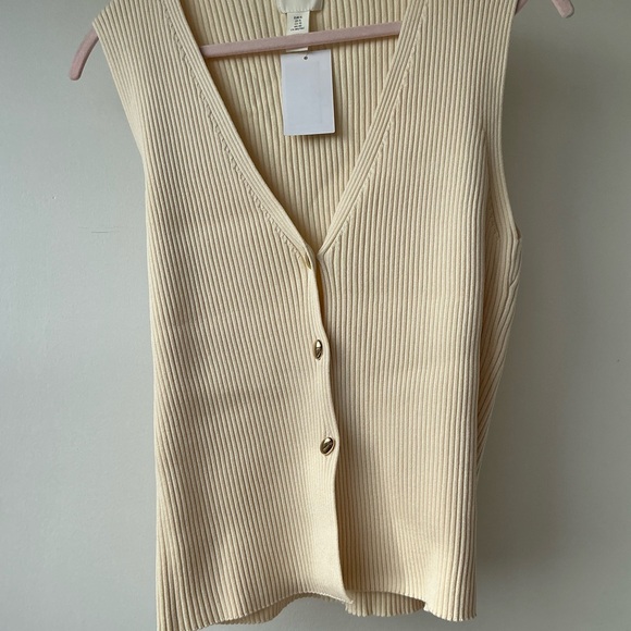 H&M Beige Ribbed Knit Top - Picture 5 of 7